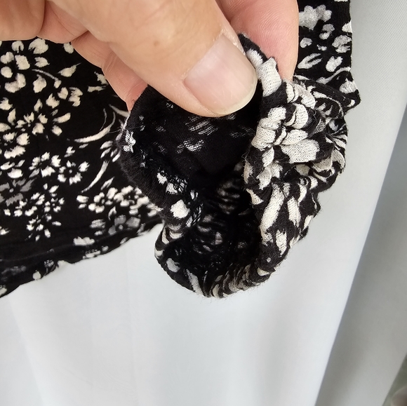 Lucky Brand Blouse Women Large Cotton Blend - Picture 4 of 5